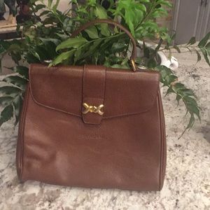 Pistoles brown leather handbag